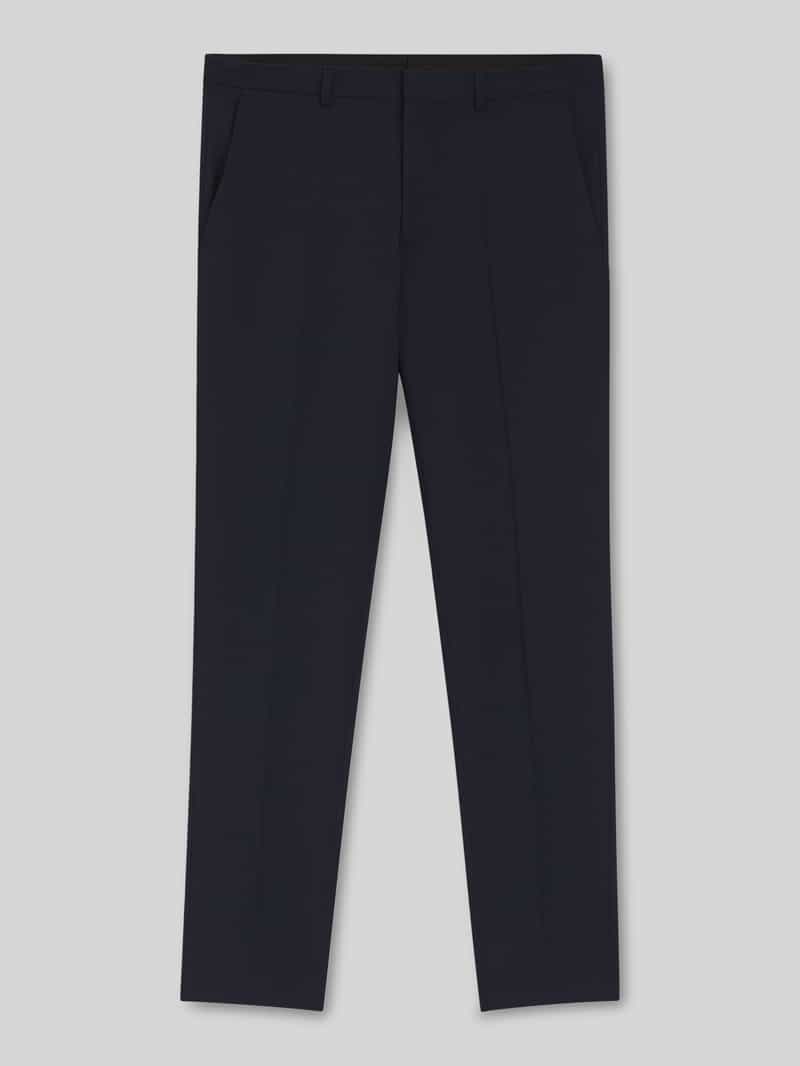 HUGO Regular fit pantalon van wolmix model 'HESTEN'