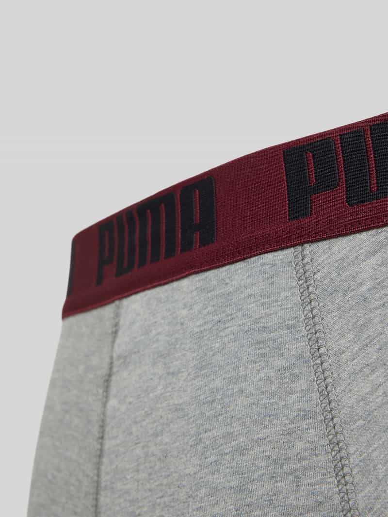 Puma Boxershort met elastische logo in band in een set van 2 stuks
