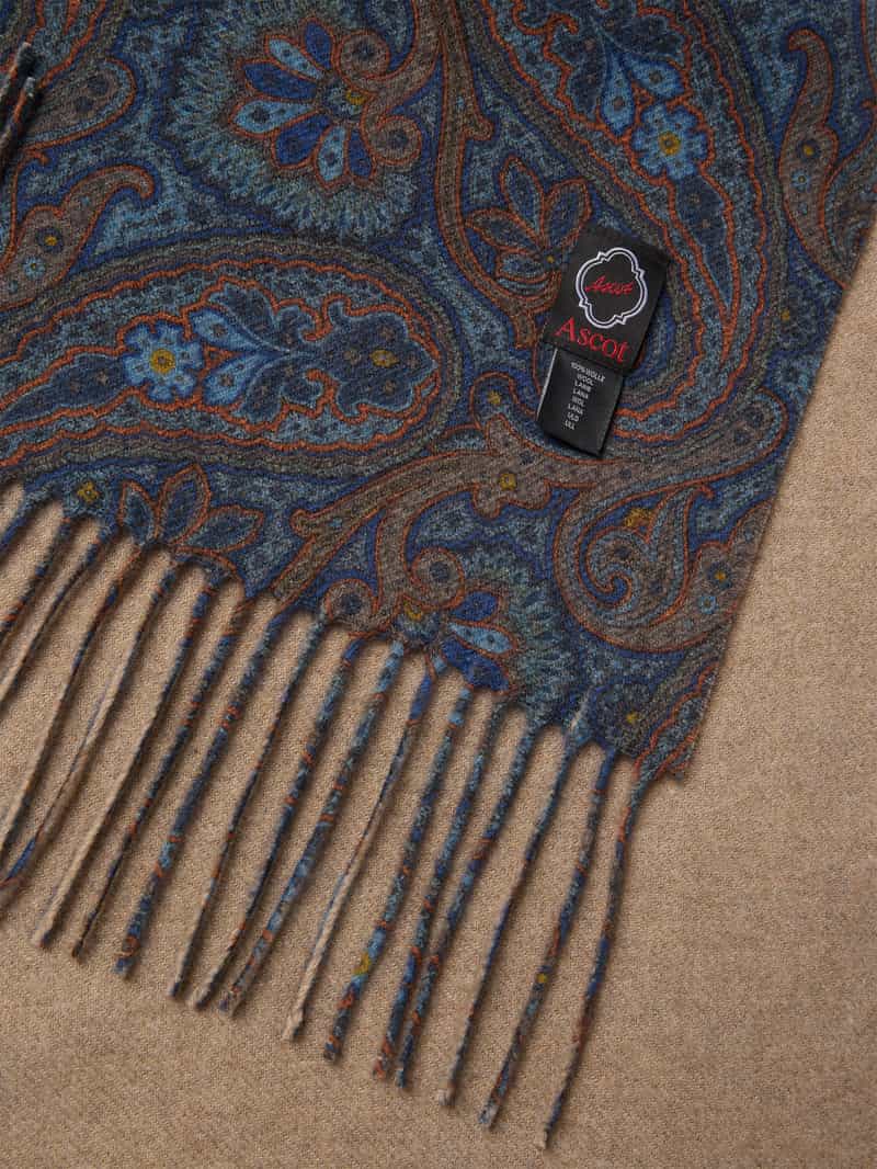Ascot Sjaal met labeldetail