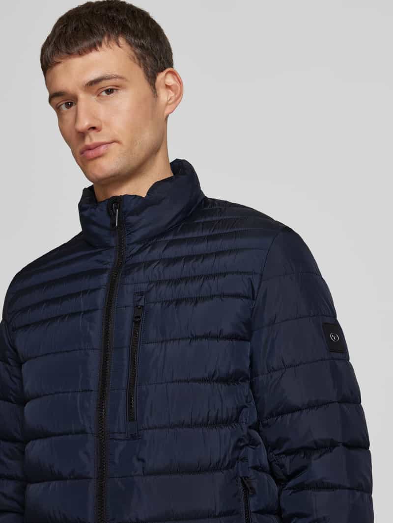 Tom Tailor Regular fit gewatteerd jack met waterafstotende functie