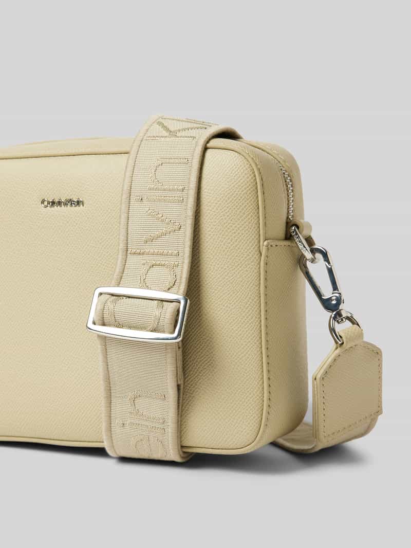 CK Calvin Klein Schoudertas in leerlook model 'CK MUST'