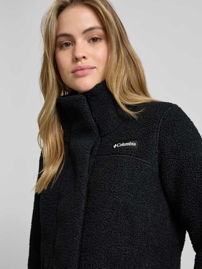Columbia Fleecejack met labeldetail en opstaande kraag model 'Panorama™'
