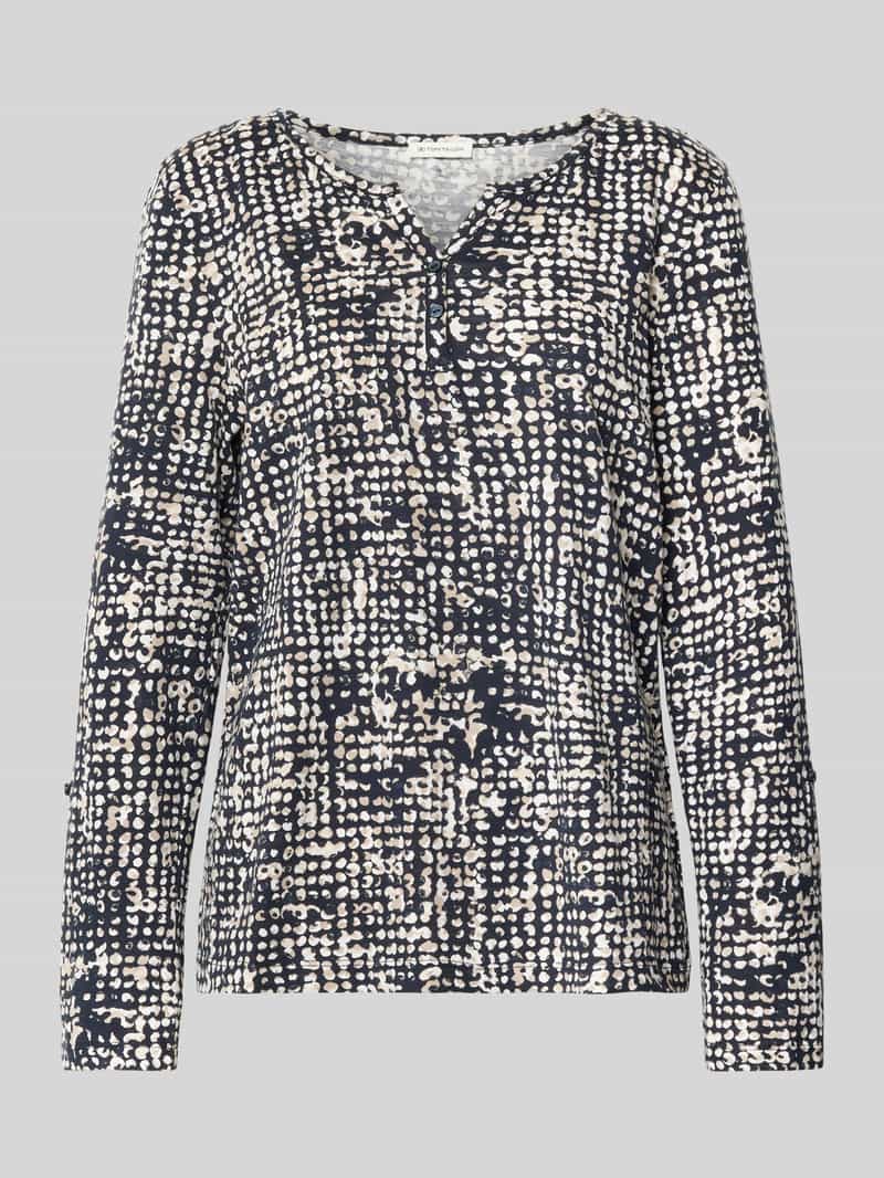 Tom Tailor Regular fit shirt met lange mouwen van puur katoen