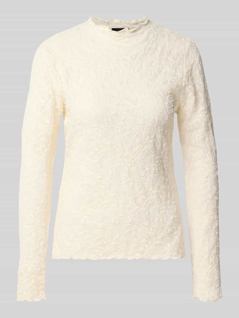 Regular fit shirt met lange mouwen met all-over motief