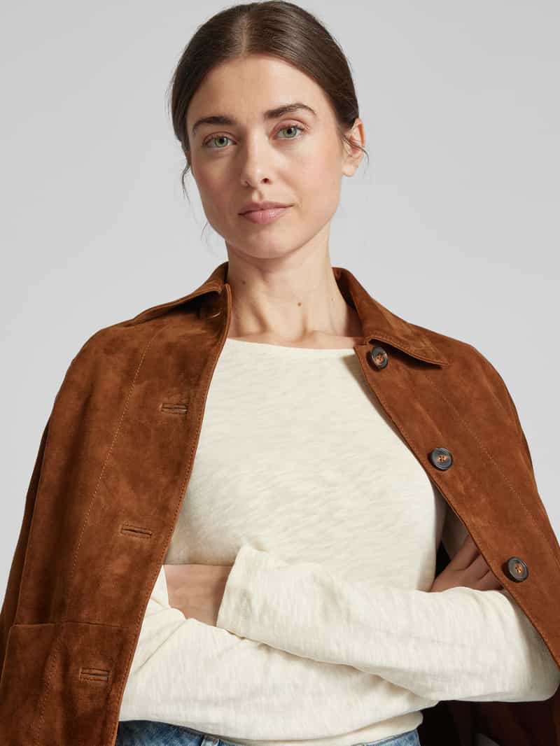 Marc O'Polo Regular fit shirt met lange mouwen van puur katoen