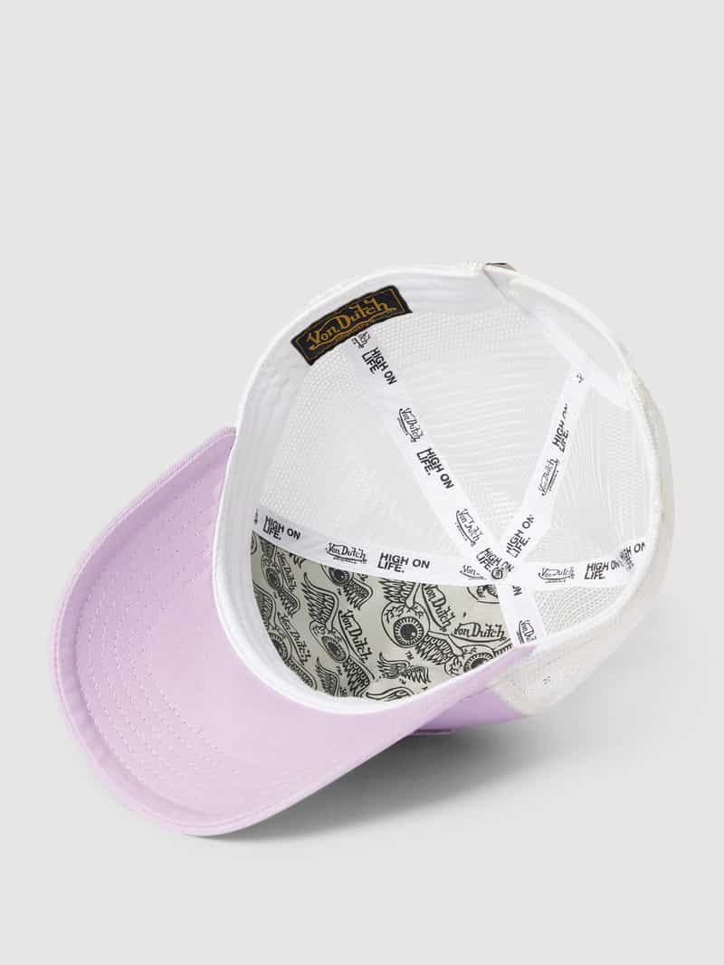 Von Dutch Trucker-pet met labelpatch model 'BOSTON'