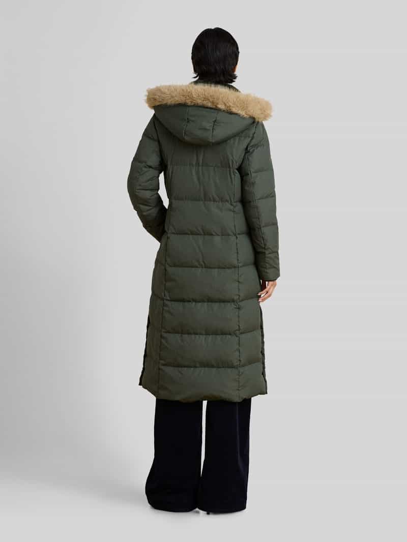 Lauren Ralph Lauren lange donsjas met afneembare capuchon