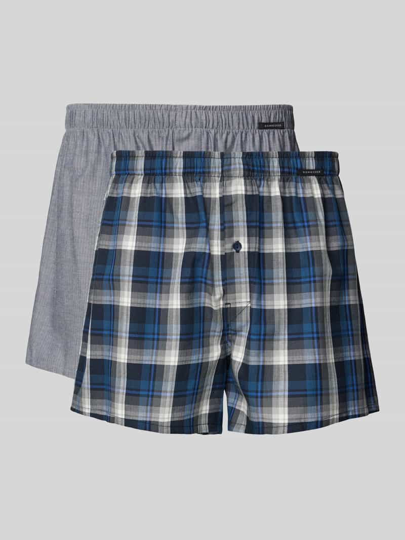 Schiesser Boxershort met elastische band in een set van 2 stuks
