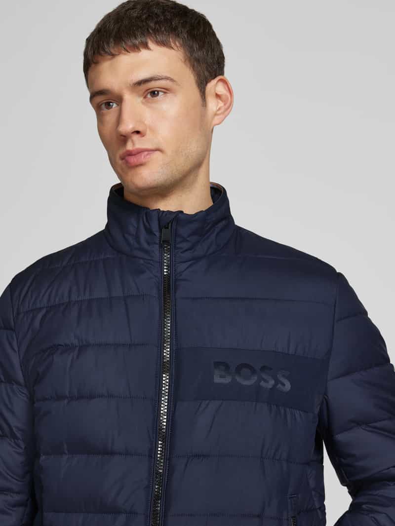 Boss Gewatteerd jack met opstaande kraag model 'Cenitos'