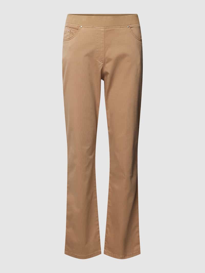 Raphaela By Brax Stoffen broek in 5-pocketmodel model 'PAMINA'