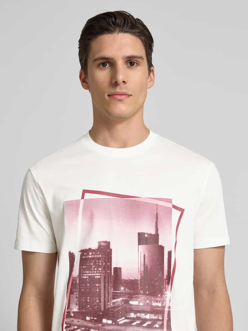 Armani Exchange T-shirt met motiefprint