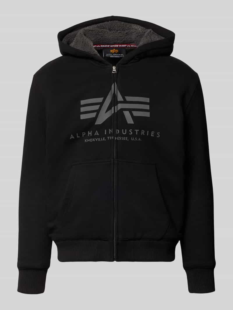Alpha industries Regular fit sweatjack van puur katoen