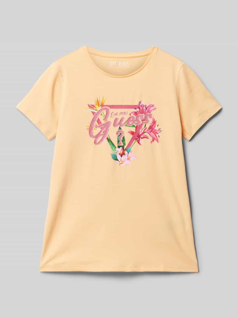 Guess T-shirt met labelprint