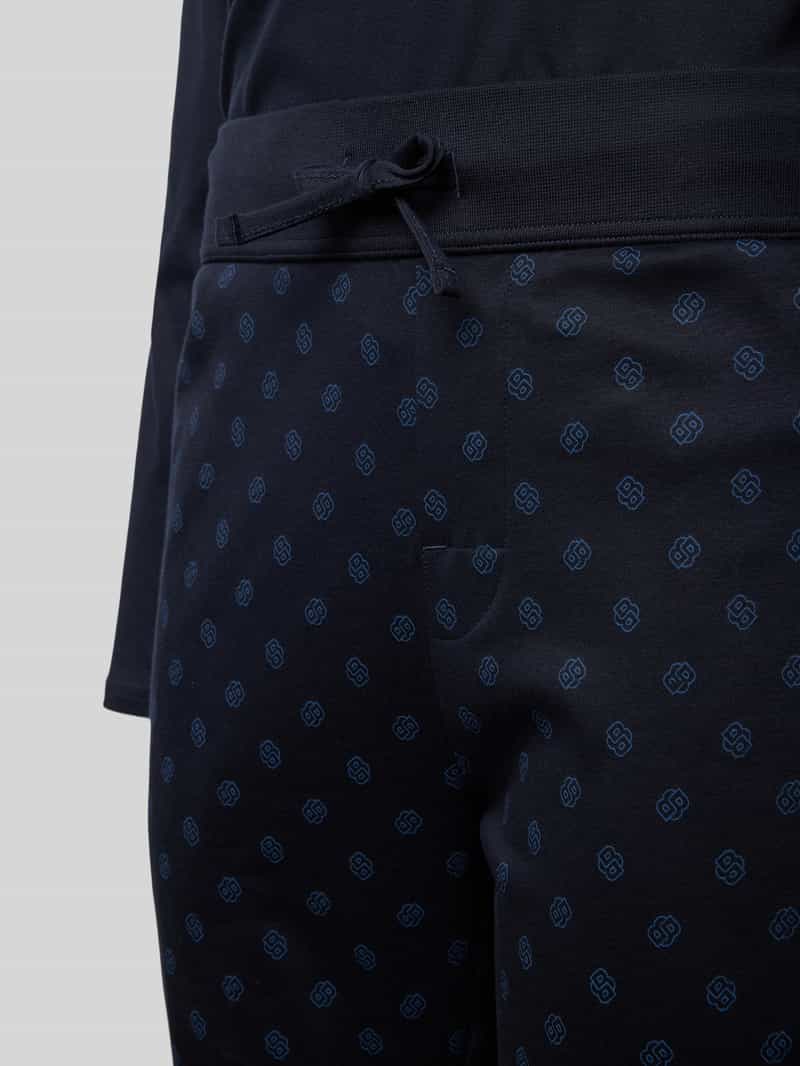 Boss Pyjama met logoprint
