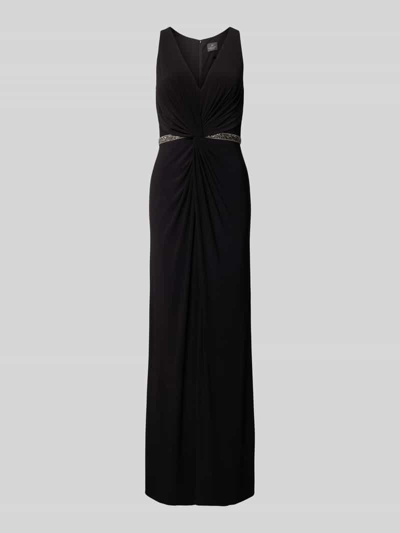 Adrianna Papell Avondjurk met knoopdetail
