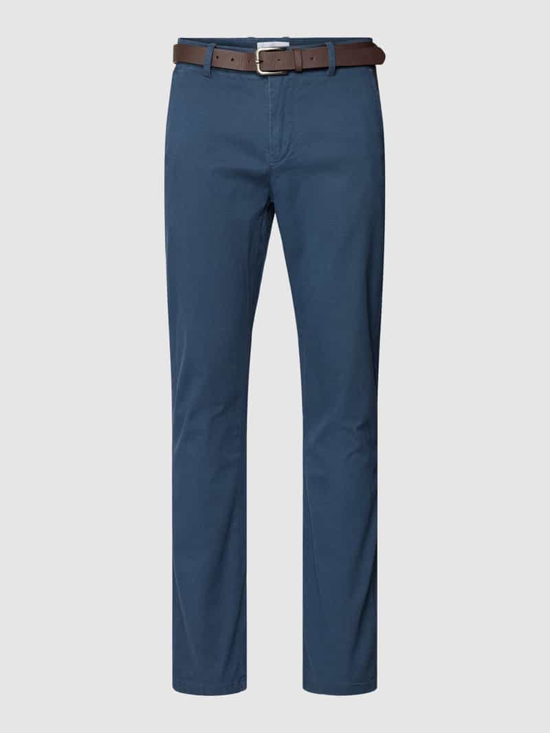 lindbergh Regular fit chino met structuurmotief
