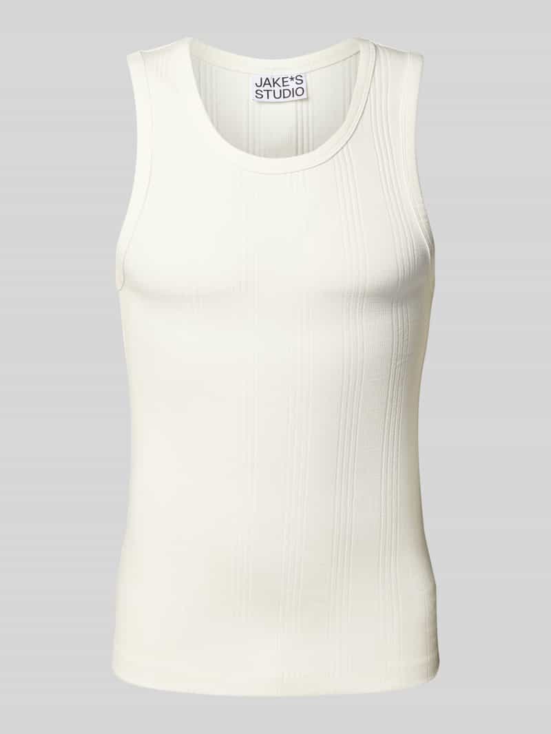 JAKE*S STUDIO MEN Tanktop in riblook