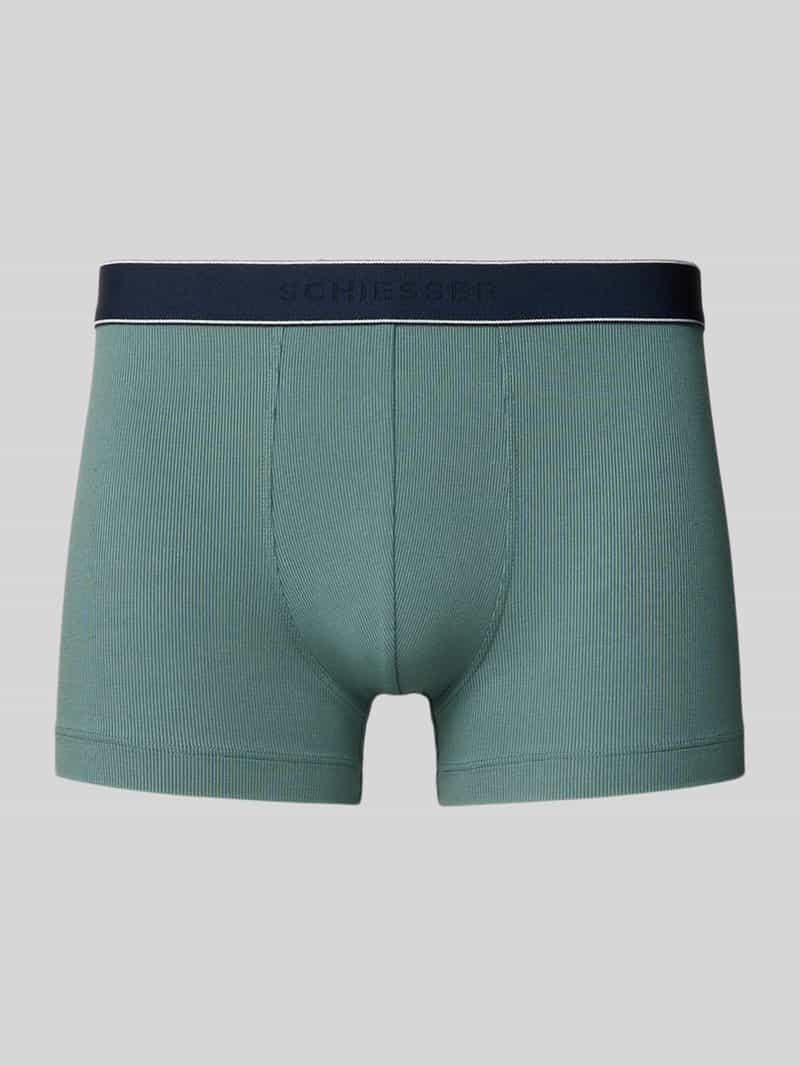 Schiesser Boxershort met elastische band met logo