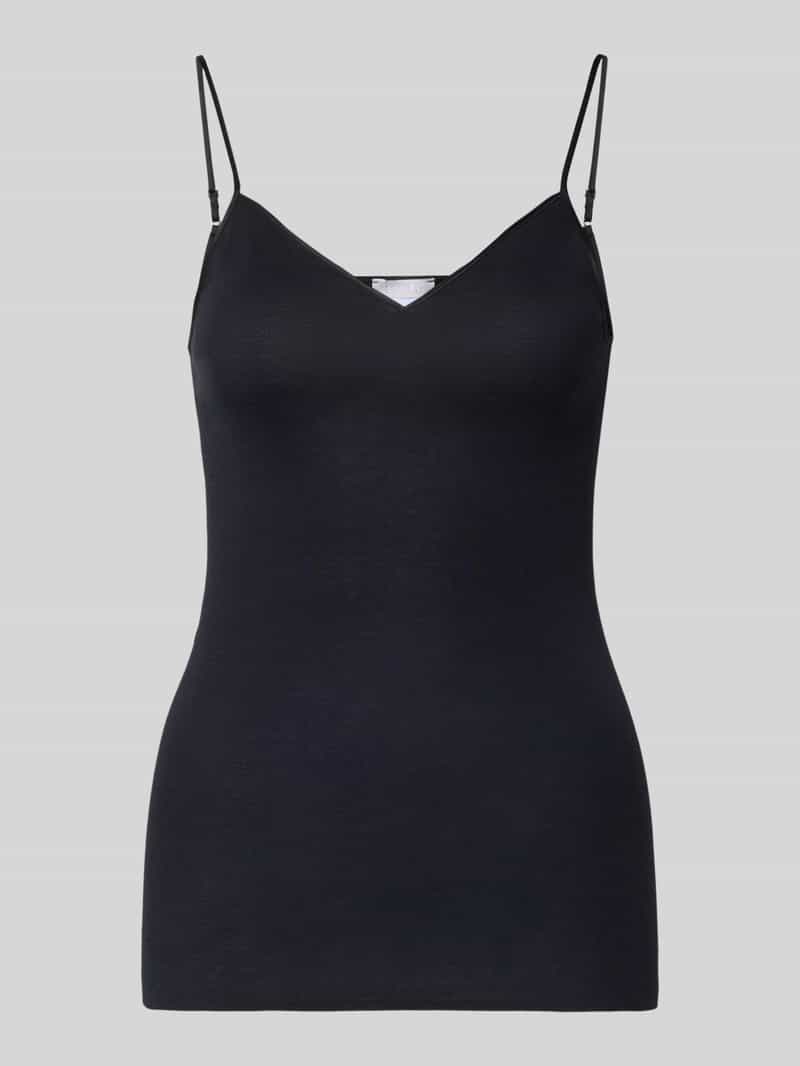 Slim fit onderhemd met spaghettibandjes
