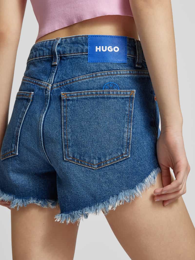 Hugo Blue Korte regular fit jeans in 5-pocketmodel model 'Galara'