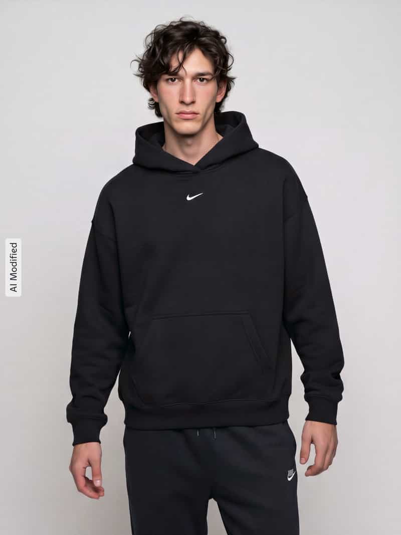 Nike Regular fit hoodie van puur katoen