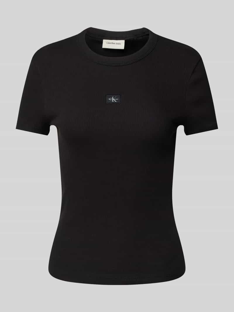 Calvin Klein Jeans T-shirt met labeldetail