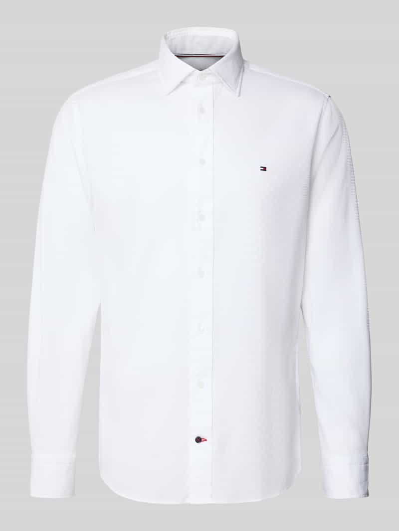 Tommy Hilfiger Regular fit zakelijk overhemd van katoenmix