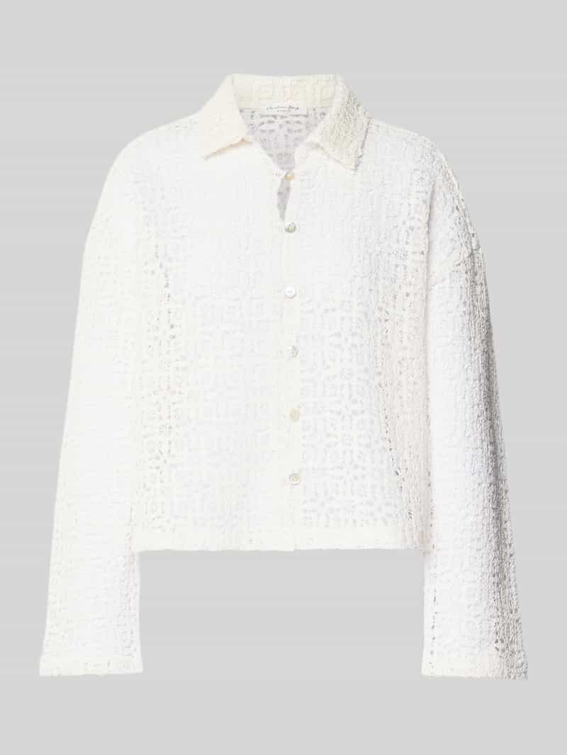 Christian Berg Woman Relaxed fit overhemdblouse van katoenmix
