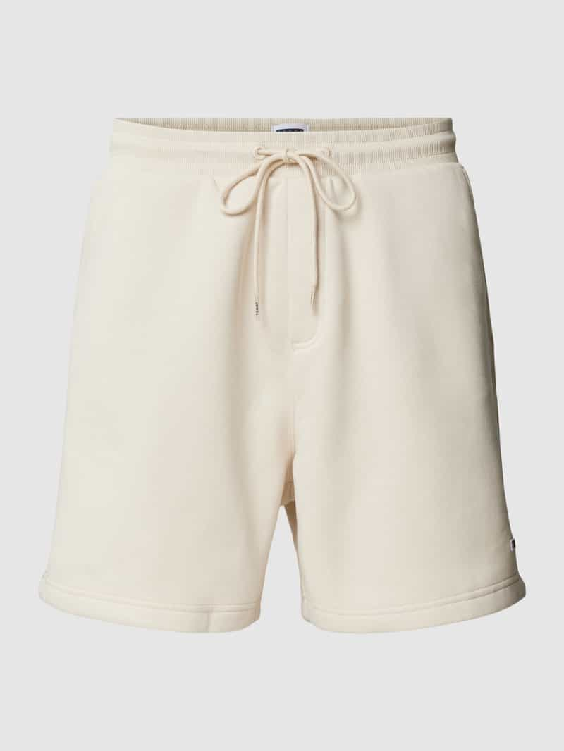 Tommy Jeans Regular fit sweatshorts met logostitching model 'BEACH'