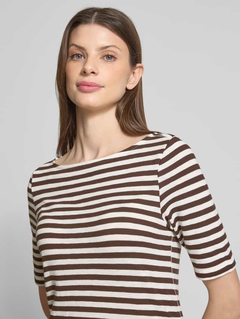 s.Oliver RED LABEL Slim fit gebreid shirt van puur katoen