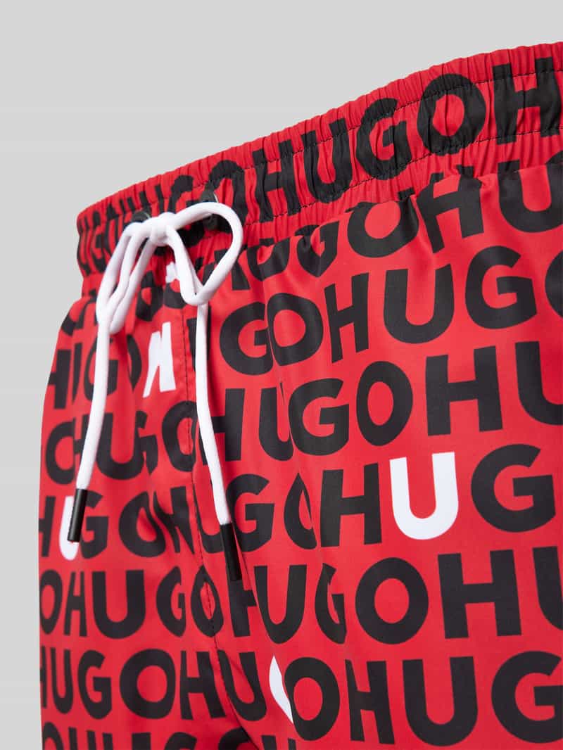 HUGO Relaxed fit zwembroek met labelprint model 'TORTUGA'
