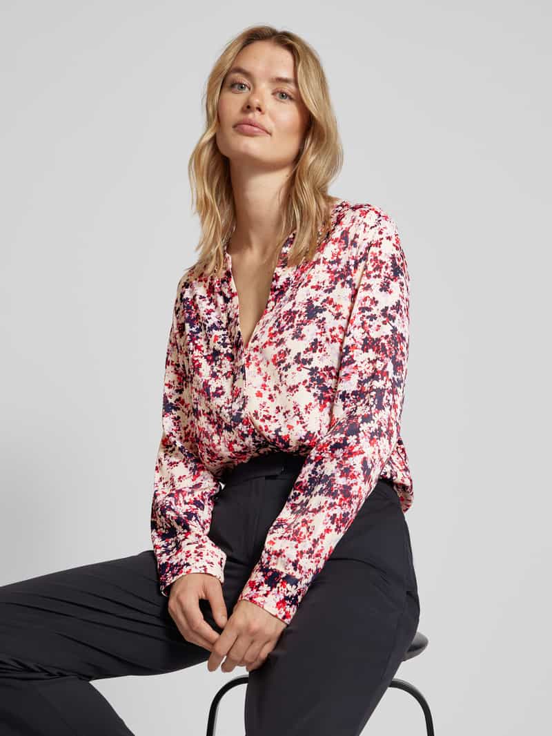 Boss Overhemdblouse met blinde knoopsluiting model 'Biwala'