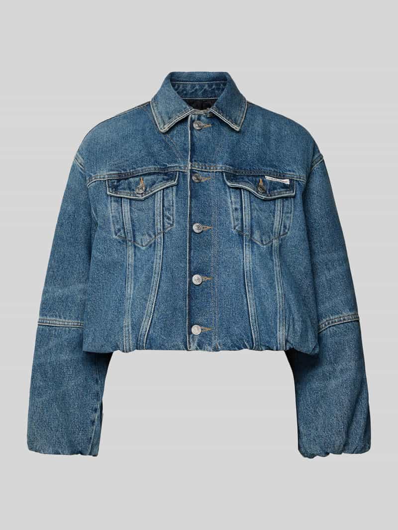 Calvin Klein Jeans Kort jeansjack met knoopsluiting