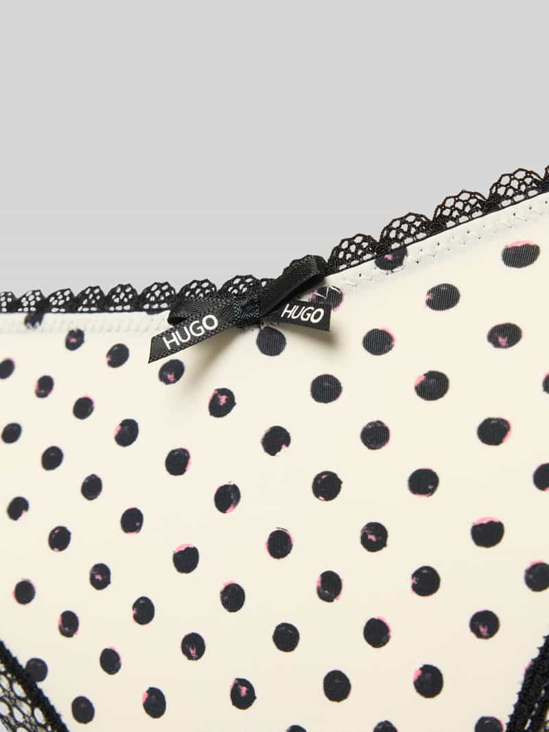 HUGO String met strikdetail
