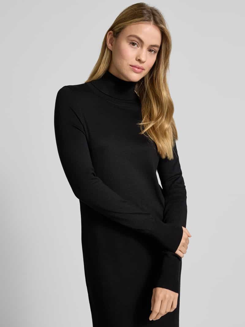 Christian Berg Woman Gebreide jurk van viscosemix met col