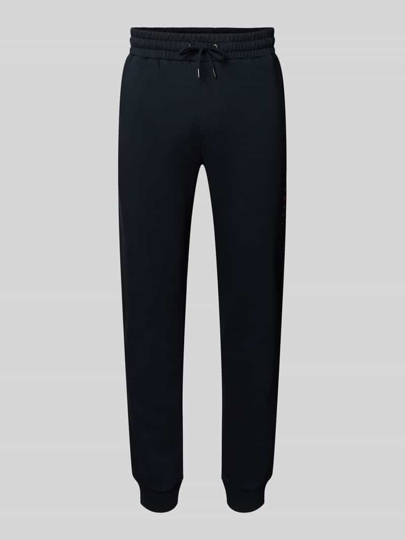 jack & jones Sweatpants met elastische band en tunnelkoord model 'GORDON'