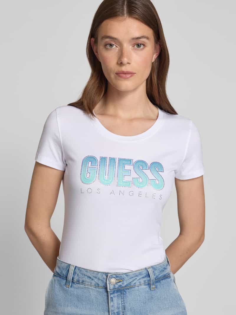 Guess T-shirt met ronde hals
