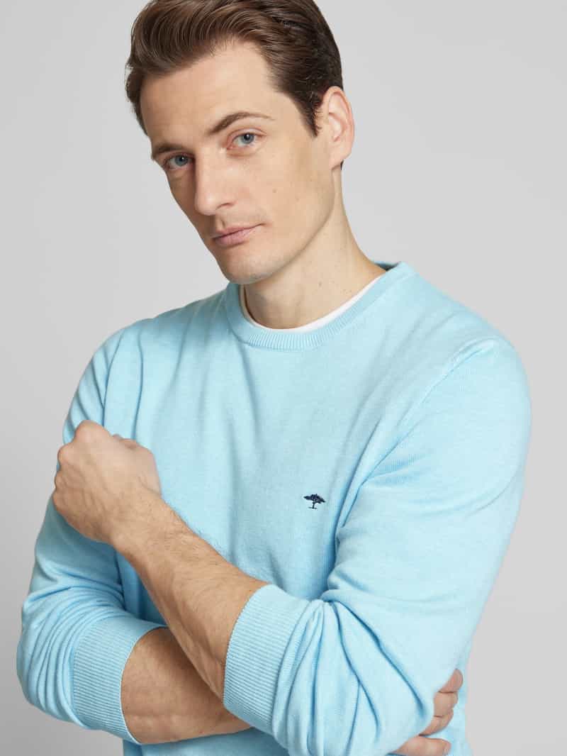 FYNCH-HATTON Gebreide pullover met ronde hals