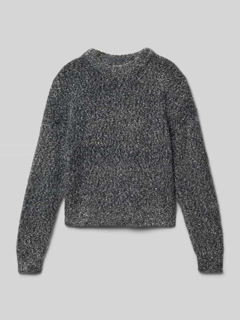 Only Regular fit gebreide pullover met glitterlook model 'PIUMO GLITTER'