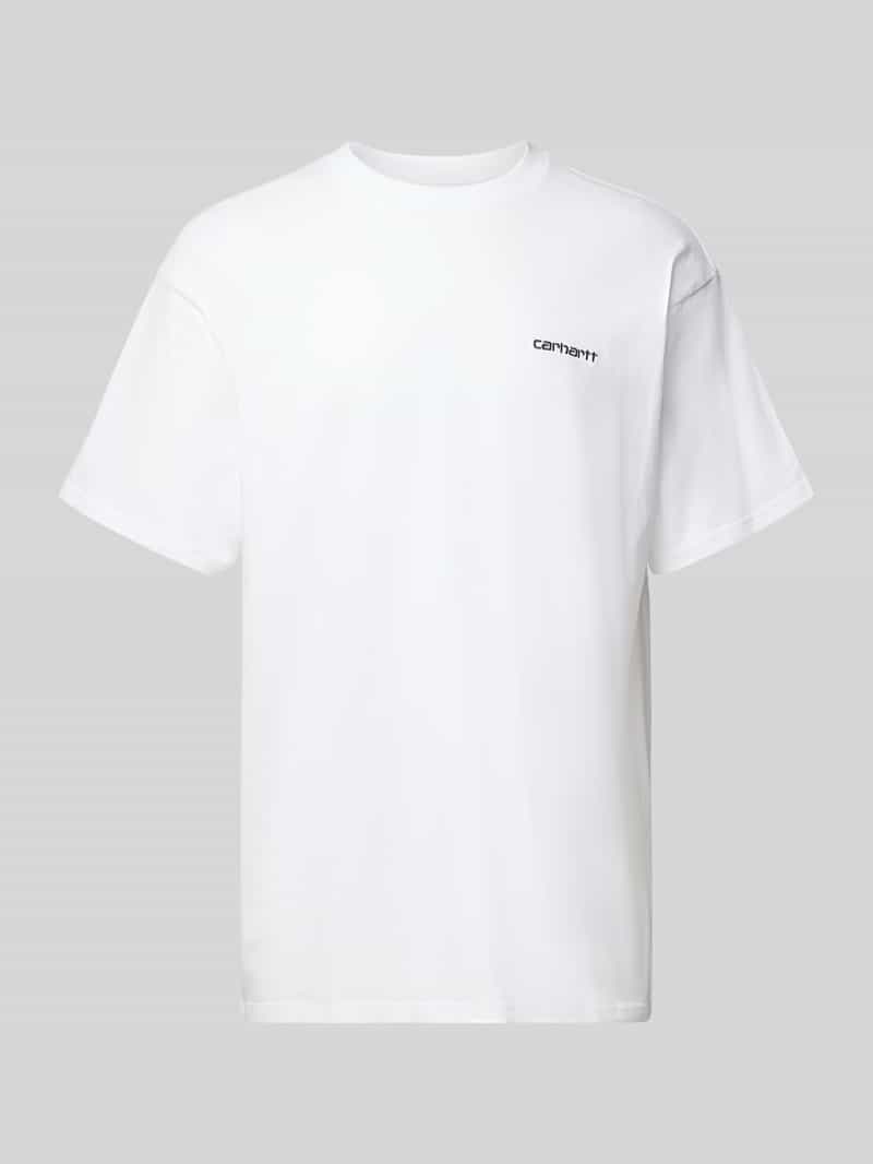 T-shirt met labelstitching