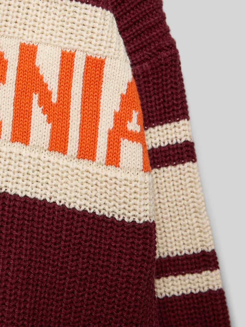 Garcia Gebreide pullover met labeldetail