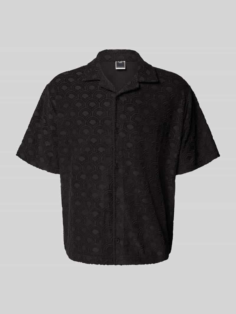 jack & jones Relaxed fit vrijetijdsoverhemd met structuurmotief model 'INFINITY'