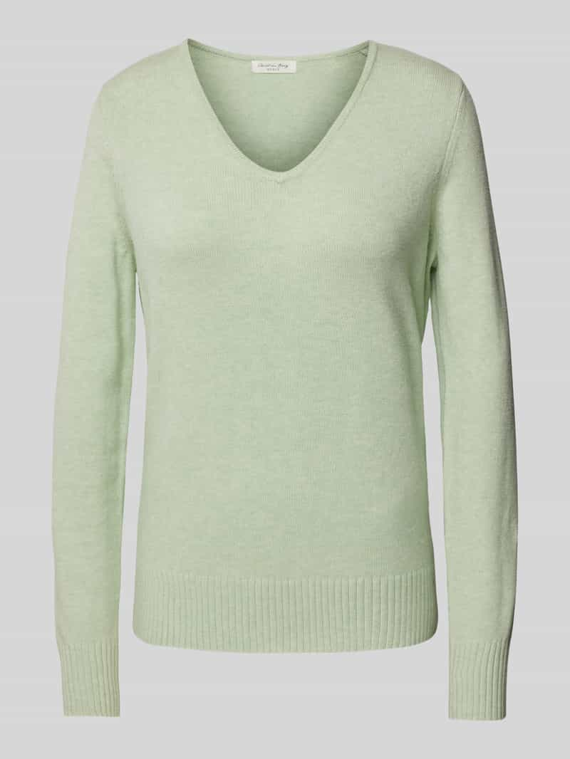 Christian Berg Woman Gebreide pullover met ribboorden