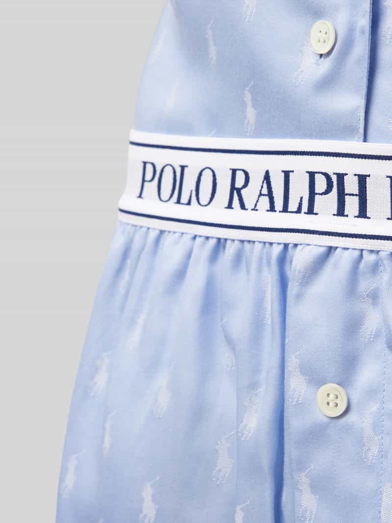 Polo Ralph Lauren Pyjama met all-over logomotief