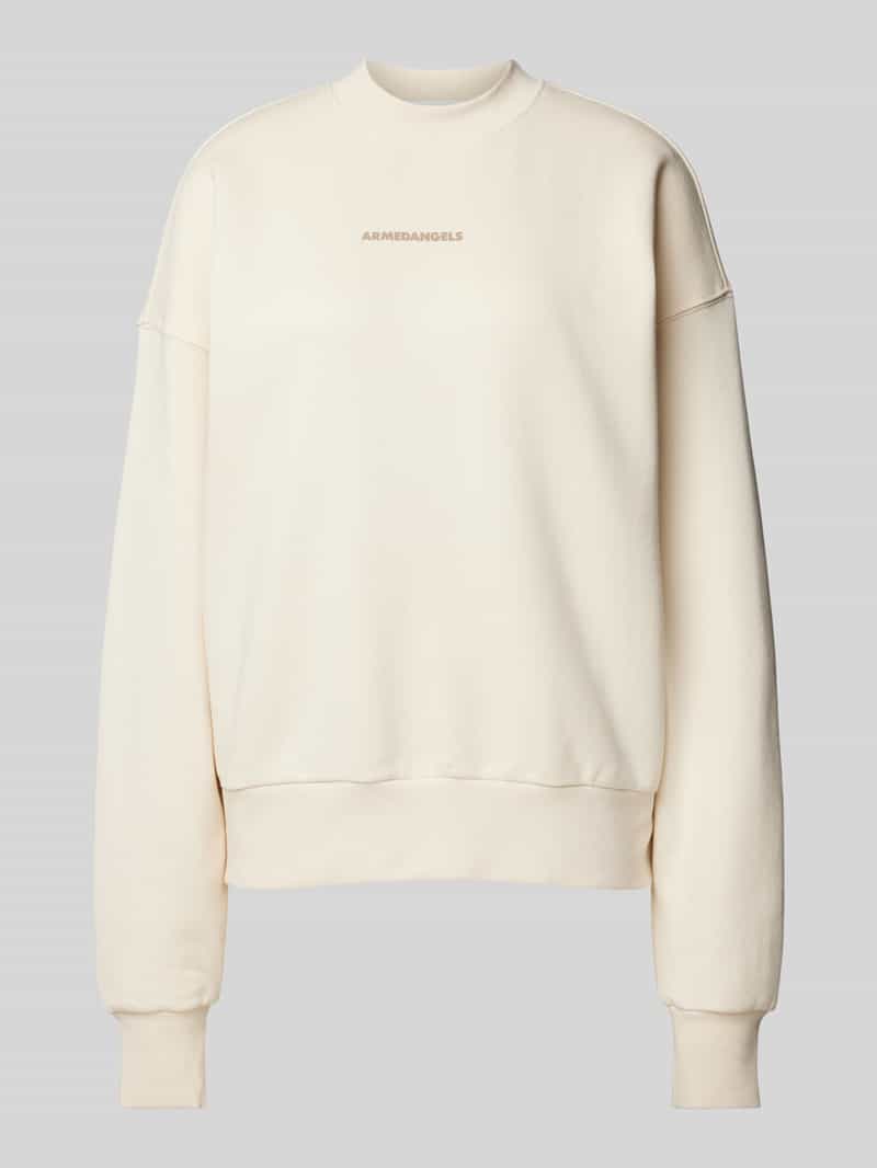 ARMEDANGELS Sweatshirt met labelprint model 'ALIZAA'