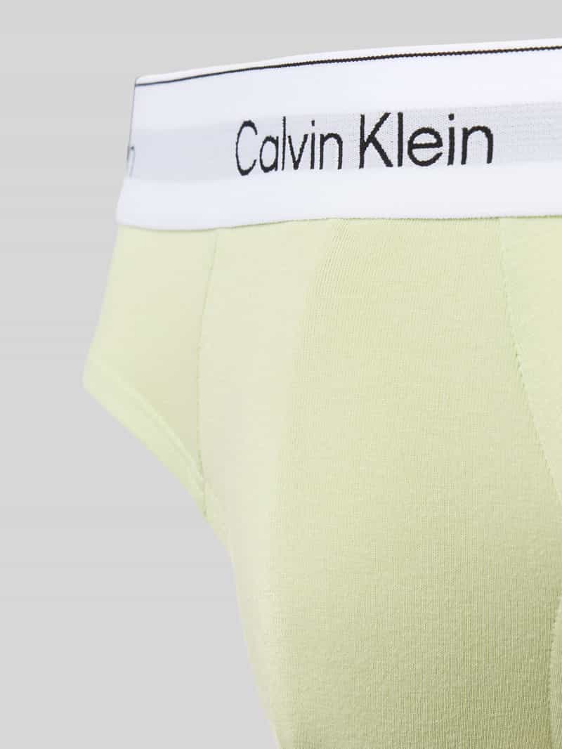 Calvin Klein Underwear Slip met label in band in set van 3 stuks