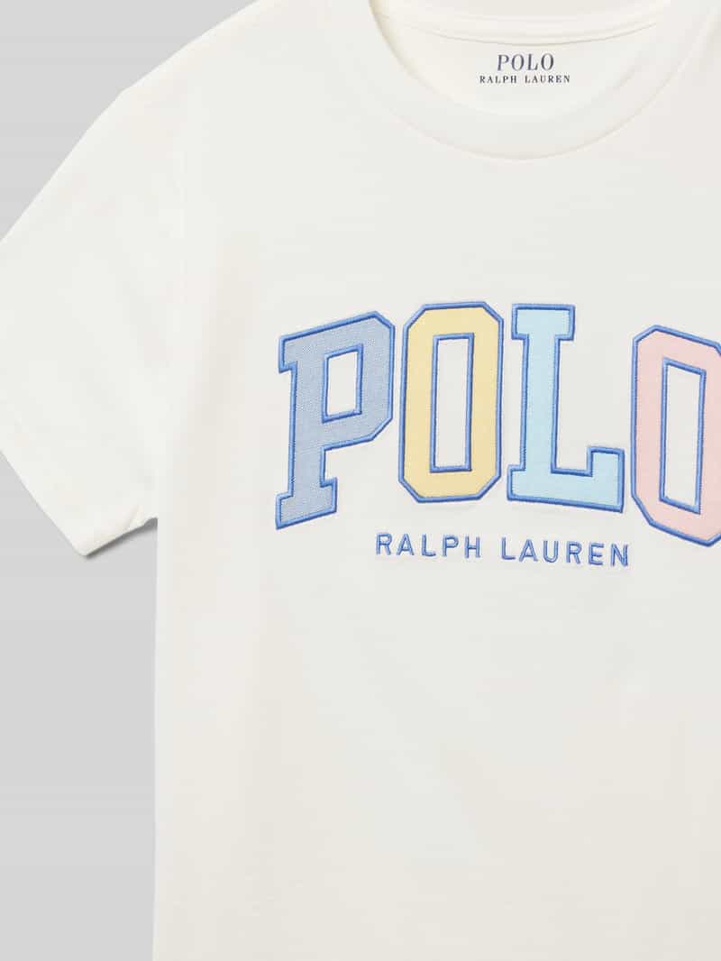 Polo Ralph Lauren Teens T-shirt met labelstitching
