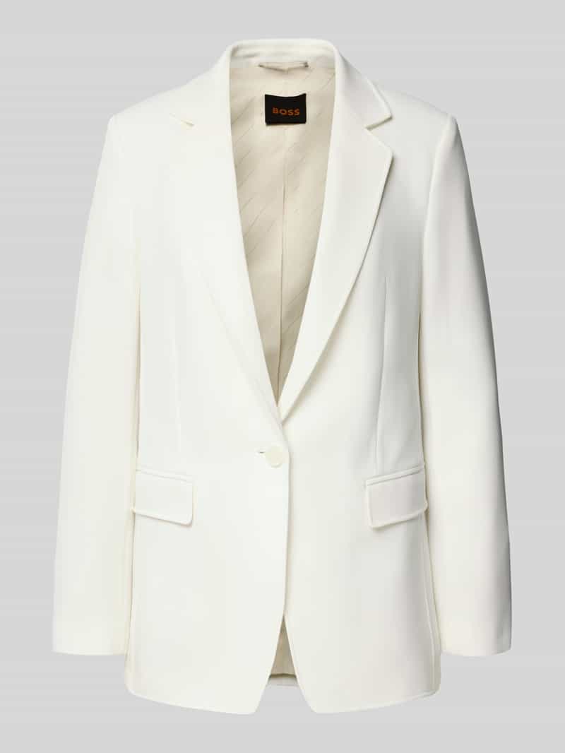 Regular fit lange blazer met reverskraag model 'JABLA3'