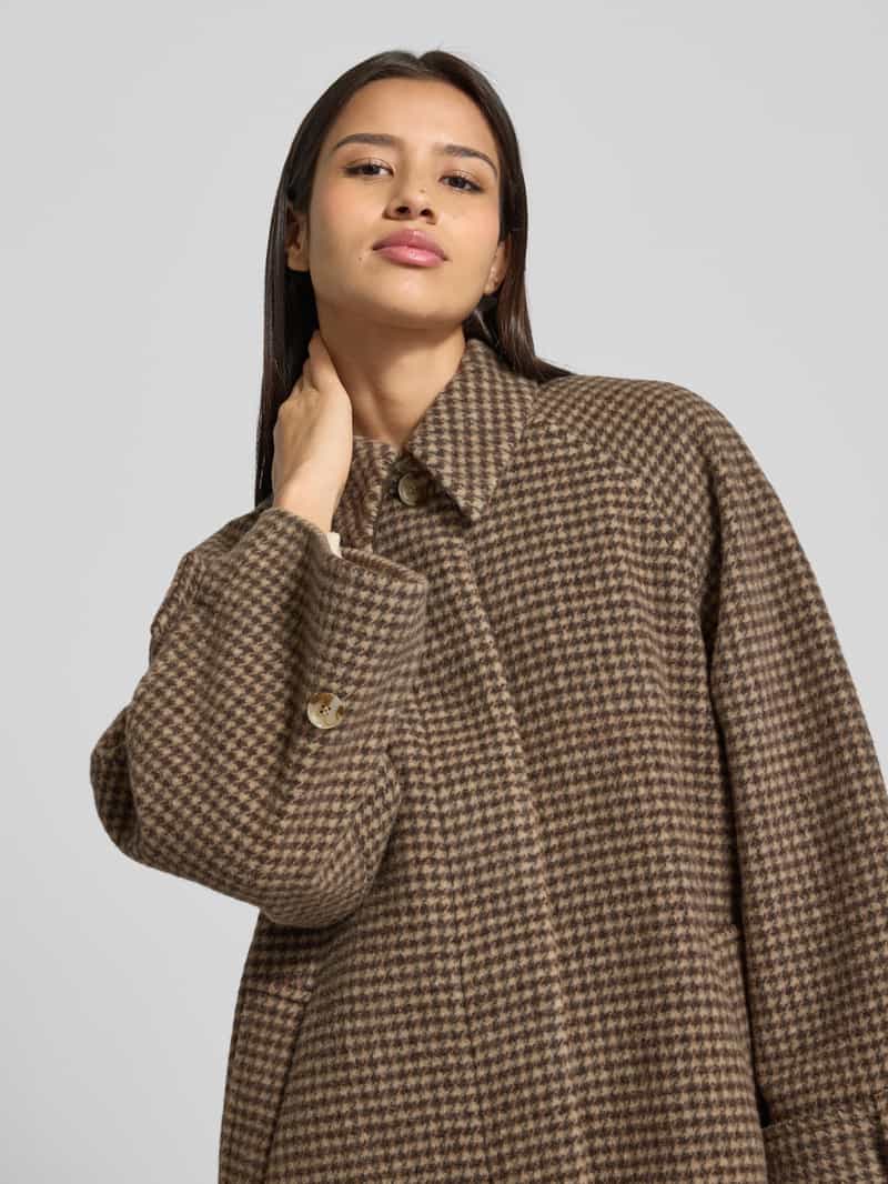 Samsøe Lange jas met steekzakken model 'ALMA'