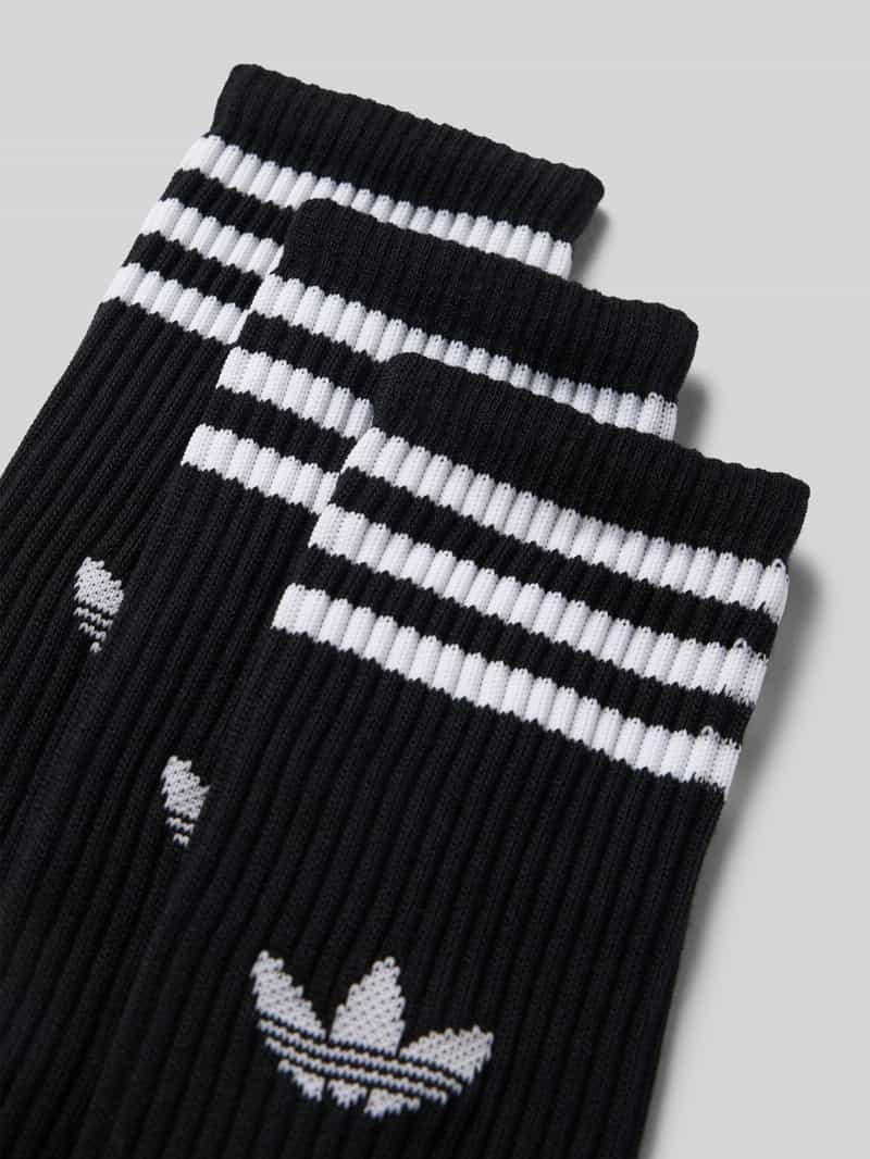 adidas Originals Sokken met labelprint in een set van 3 paar